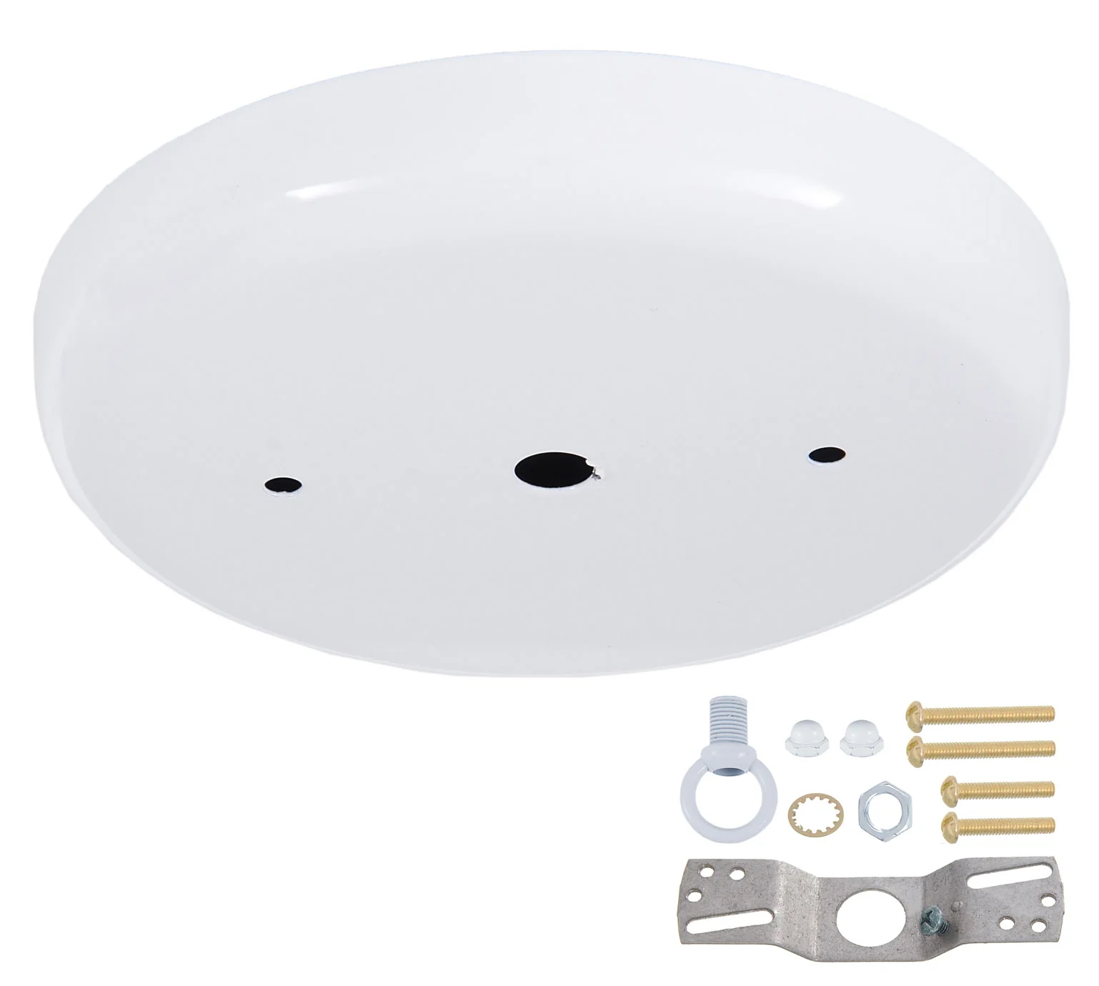5 1/4 Inch Steel Canopy Kit with White Finish (11879W) - Image 2