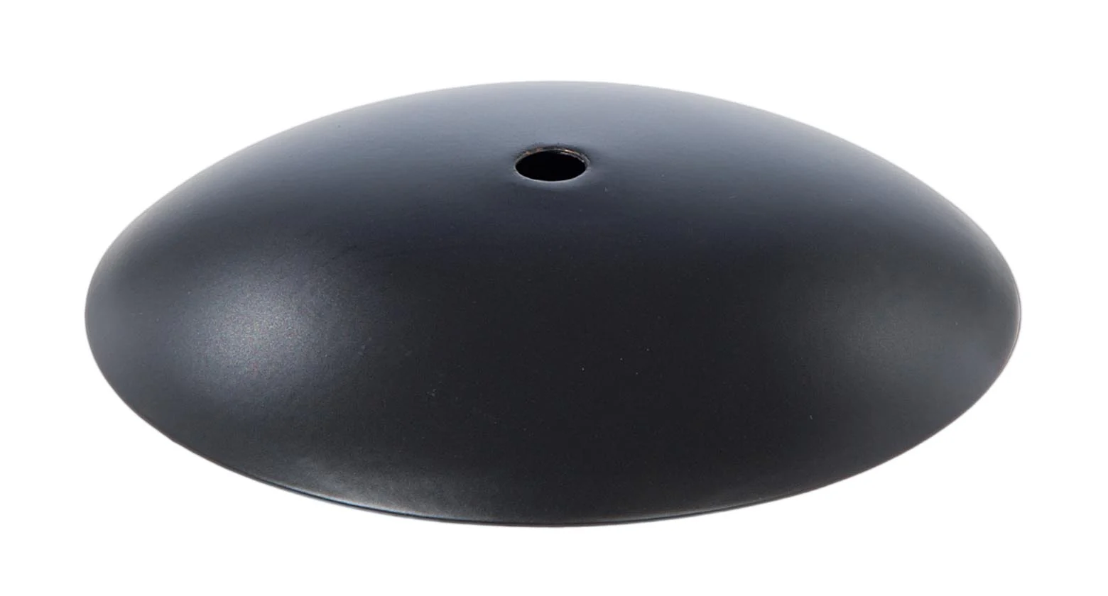5 3/4" Satin Black Modern Canopy or Sconce Cap (10852BK) - Image 2