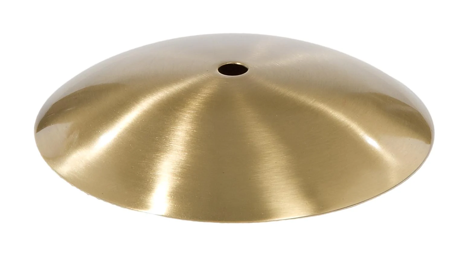 5 3/4" Satin Brass Modern Canopy or Sconce Cap (10852SB) - Image 2
