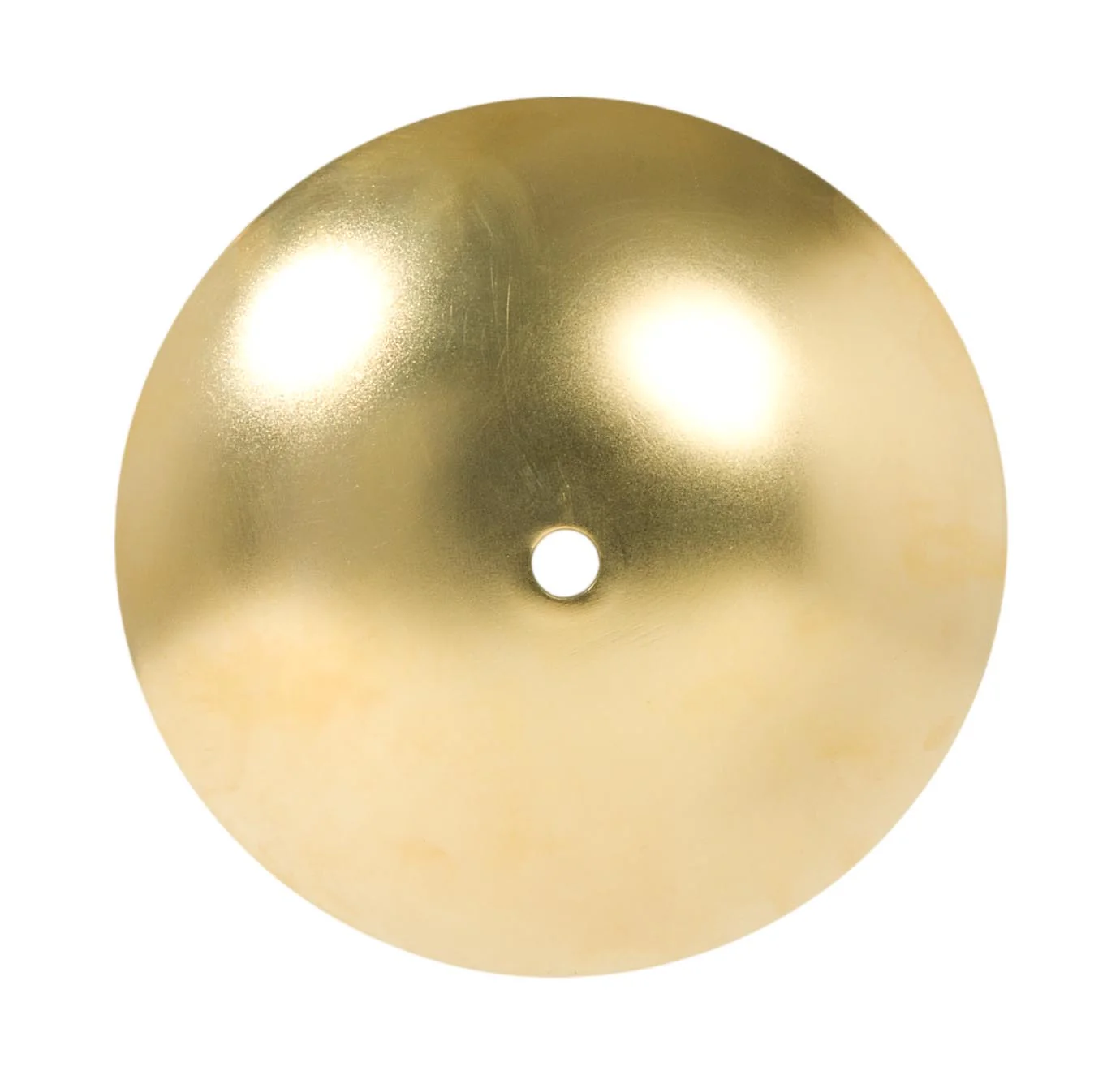 5 3/4" Unfinished Brass Modern Canopy or Sconce Cap (10852U)