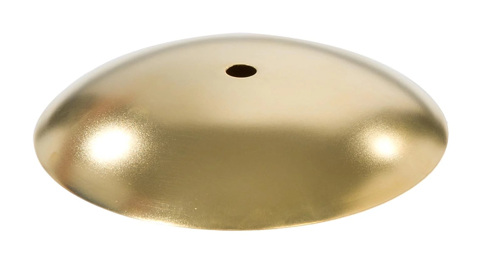 5 3/4" Unfinished Brass Modern Canopy or Sconce Cap (10852U) - Image 2
