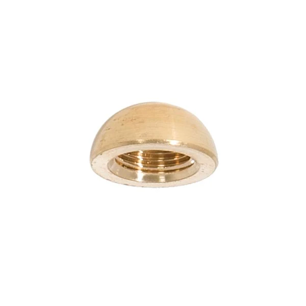 5/8 Inch Dia. Unfinished Brass Half Ball, 1/8F (21189U)