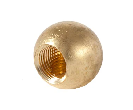 3/4 Inch Dia., 2-Way Brass Ball Arm Back, 1/8F side holes (21298U) - Image 3