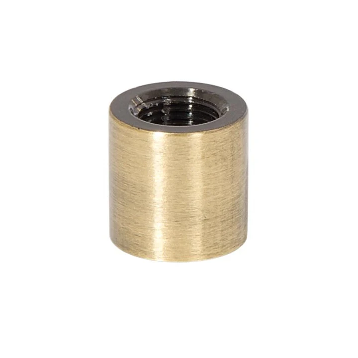 5/8 Inches Tall Antique Brass Coupling, 1/8F (21169A)