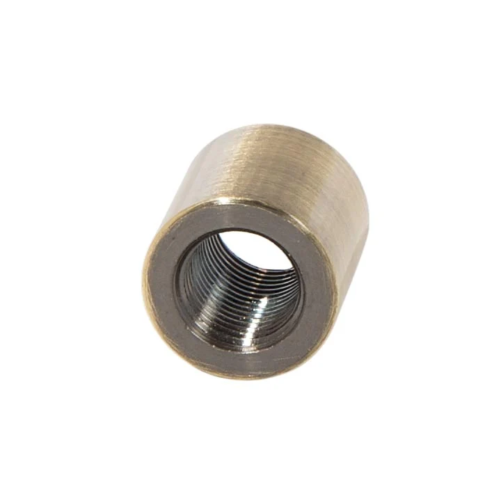 5/8 Inches Tall Antique Brass Coupling, 1/8F (21169A) - Image 2