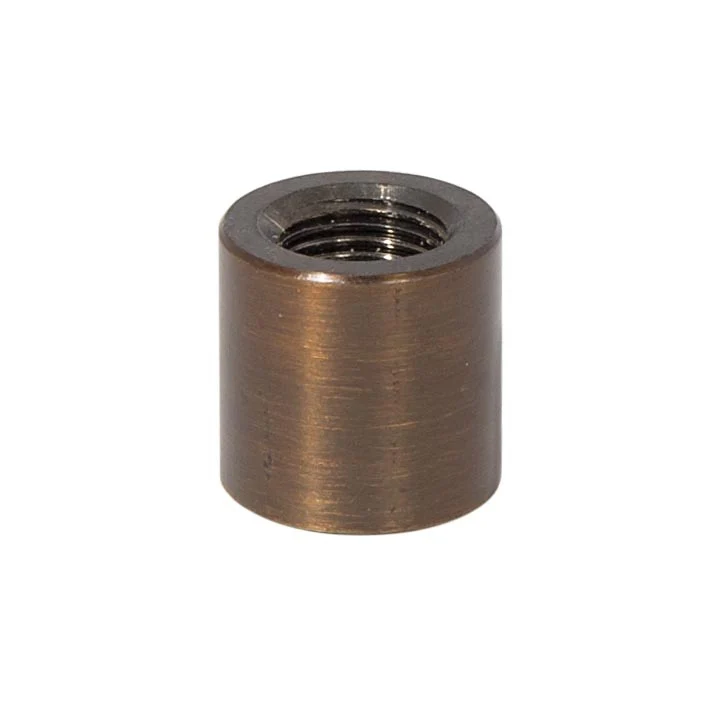 5/8 Inches Tall Brass Coupling, 1/8F, Antique Bronze Finish (21169B)