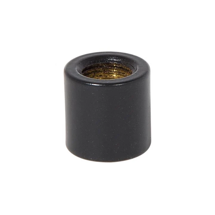 5/8 Inches Tall Brass Coupling, 1/8F, Satin Black Finish (21169BK)