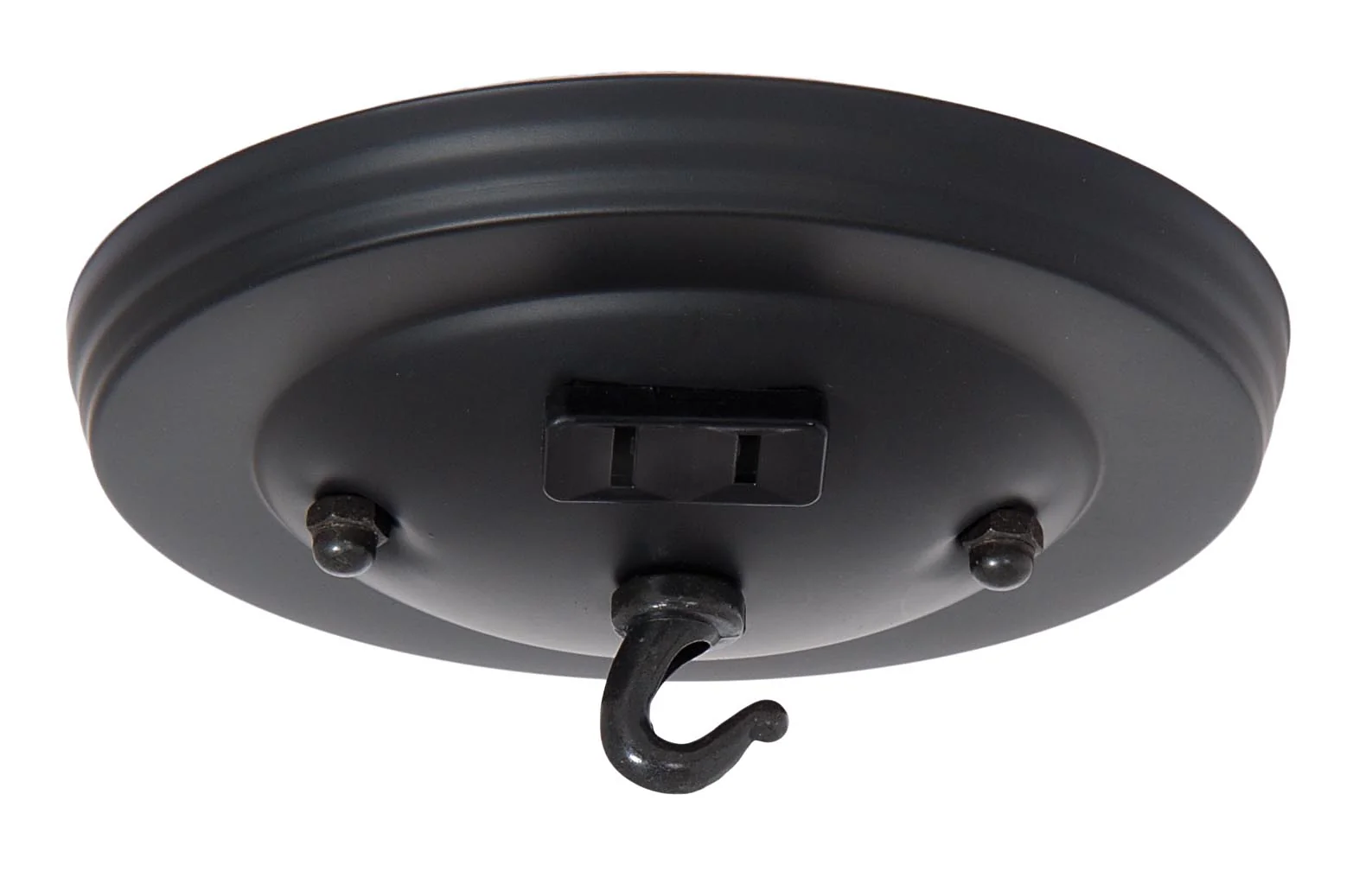 5" Dia. Canopy Kit with Convenience Outlet, 10lb Max, Satin Black (10800KBK)