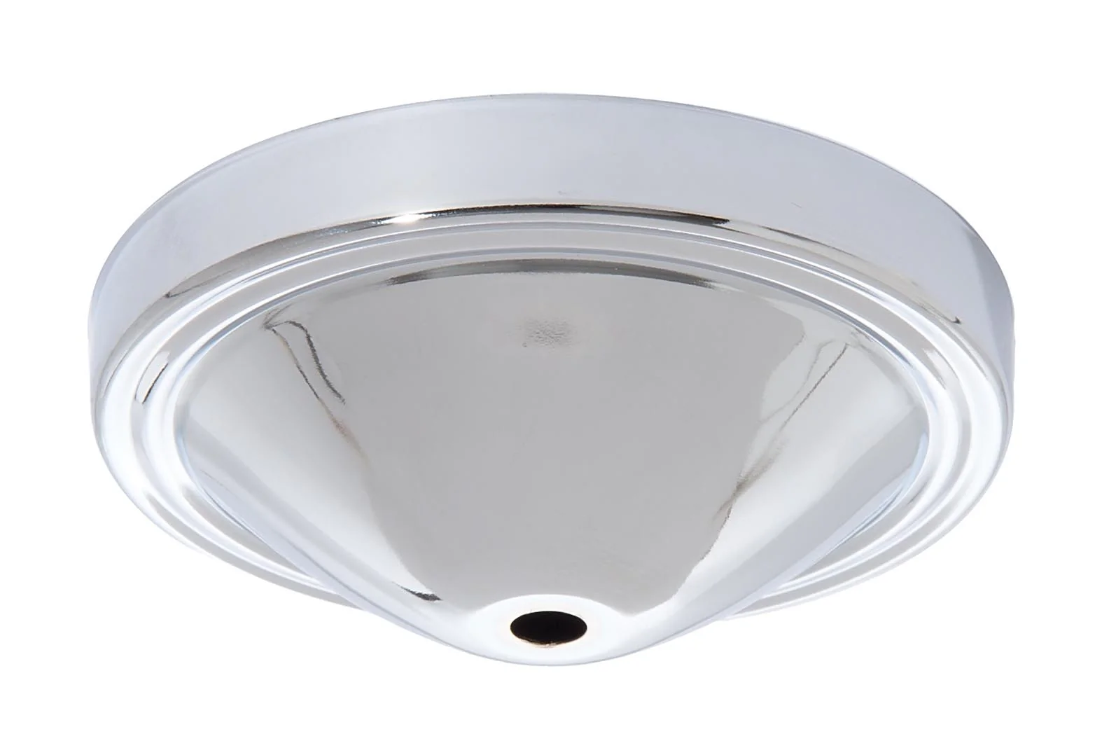 5" Dia. Steel Canopy, 1/8IP Slip, Chrome Plated (11758CH)