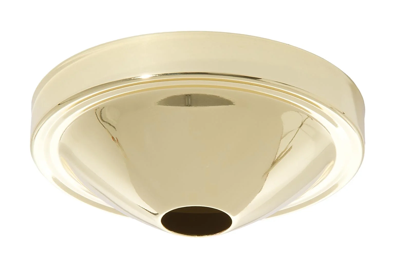 5 Inch Diameter Brass Plated Steel Canopy (11755)