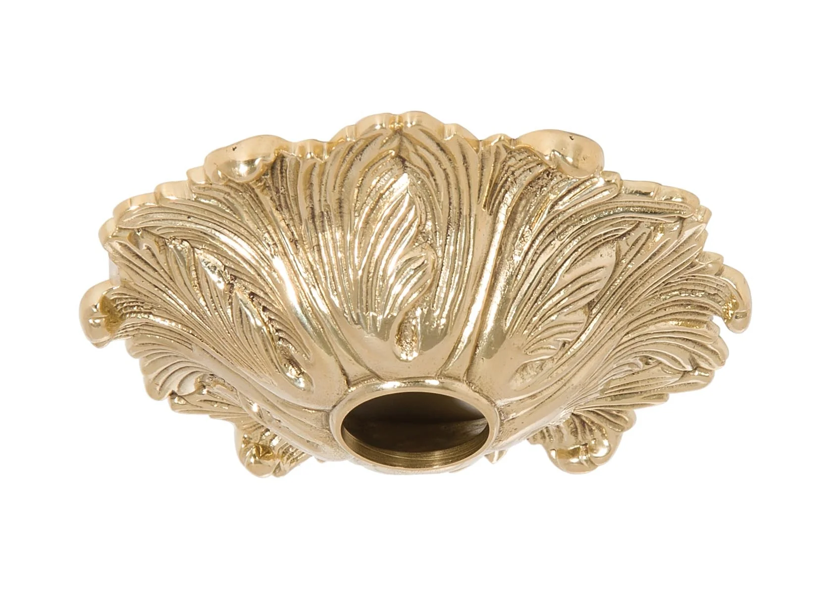 5 Inch Diameter Decorative Cast Brass Canopy (11433U)