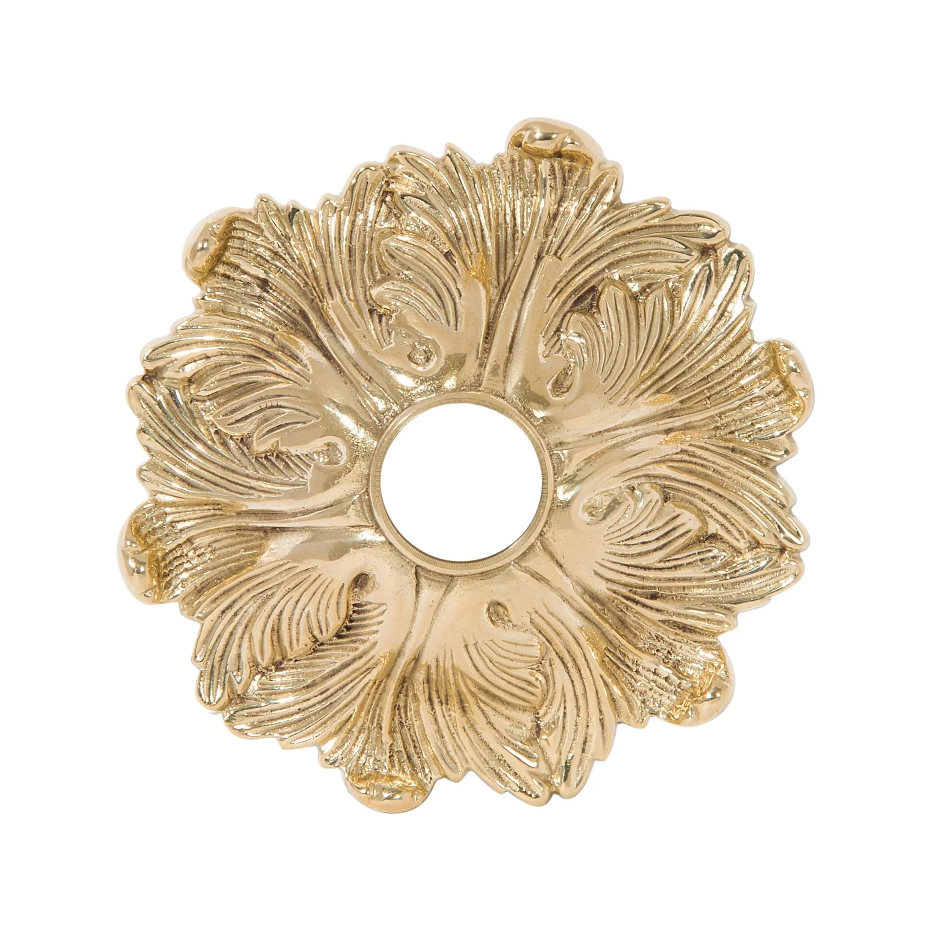 5 Inch Diameter Decorative Cast Brass Canopy (11433U) - Image 2