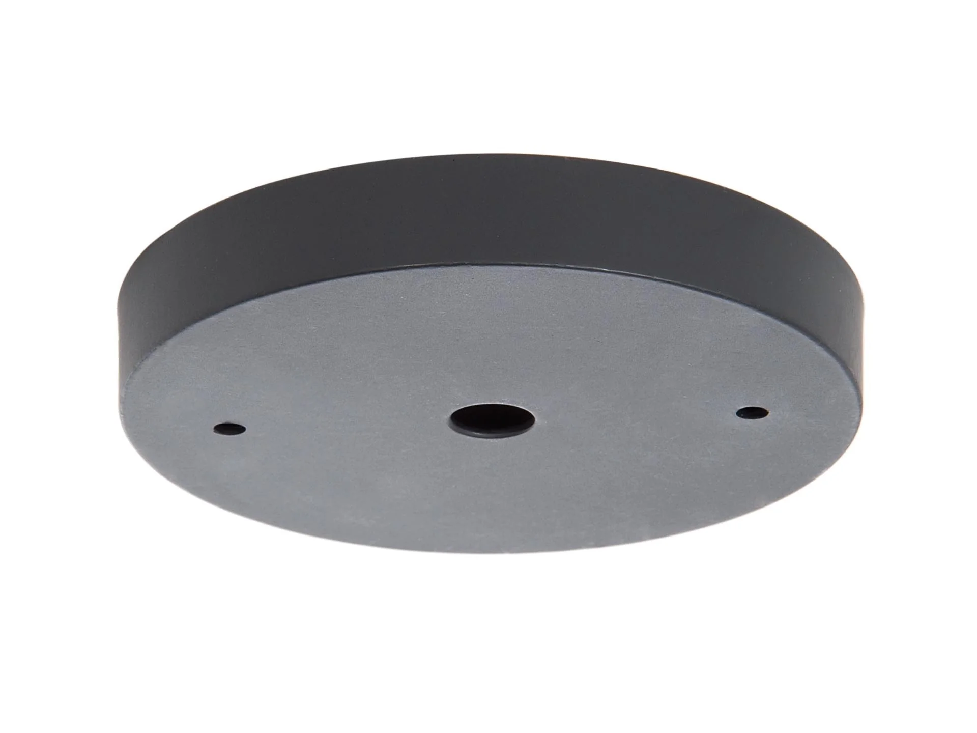 5 Inch Diameter Round Satin Black Finish Cast Iron Canopy (10044BK)