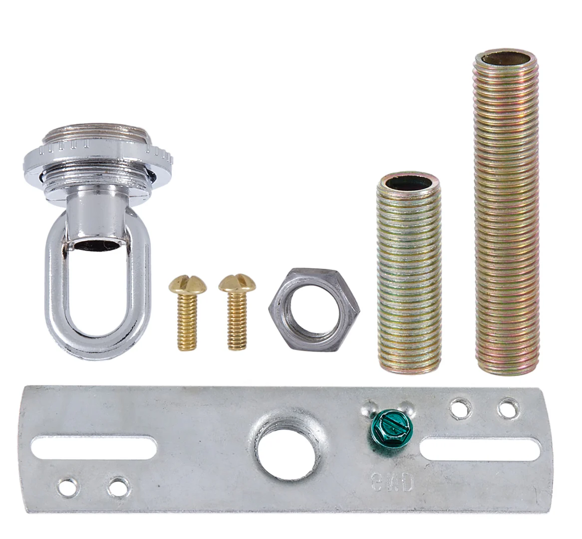 5 Inch Diameter Steel Chrome Plated Canopy with Hardware Kit (11755CHK) - Image 3
