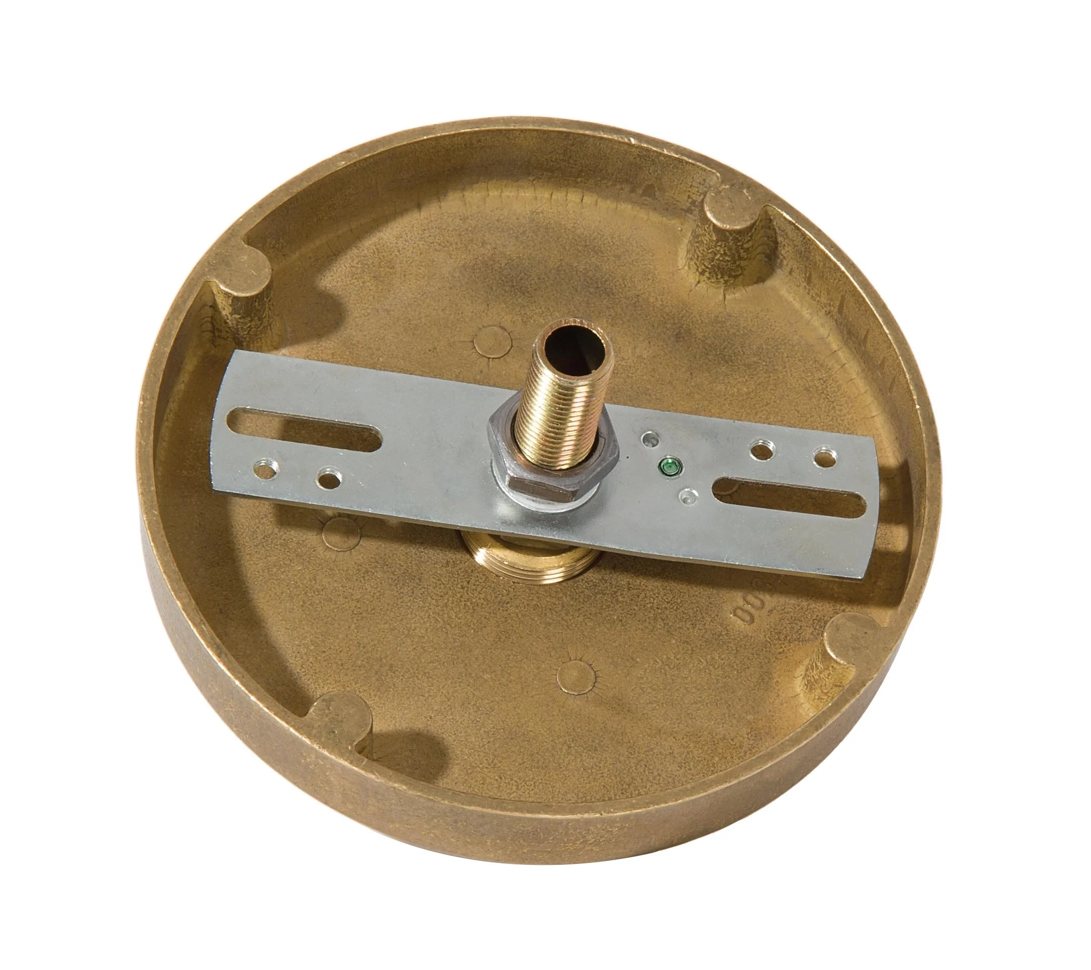5 Inch Diameter Top Quality Unfinished Die Cast Brass Modern Canopy With Screw Collar Loop & Ceiling Hardware (11769U) - Image 2