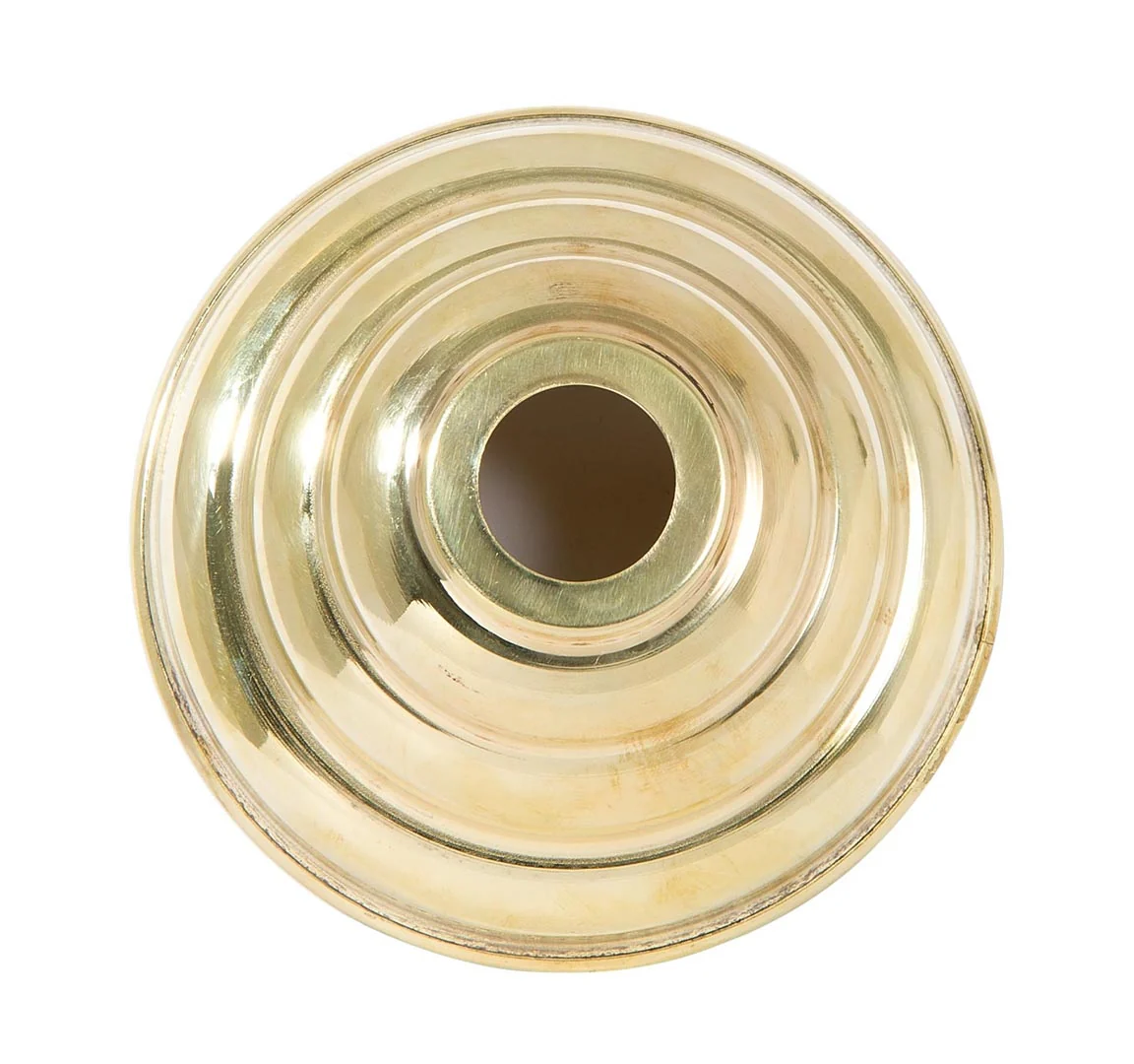 5 Inch Diameter Unfinished Spun Brass Beehive Canopy (11430U) - Image 2