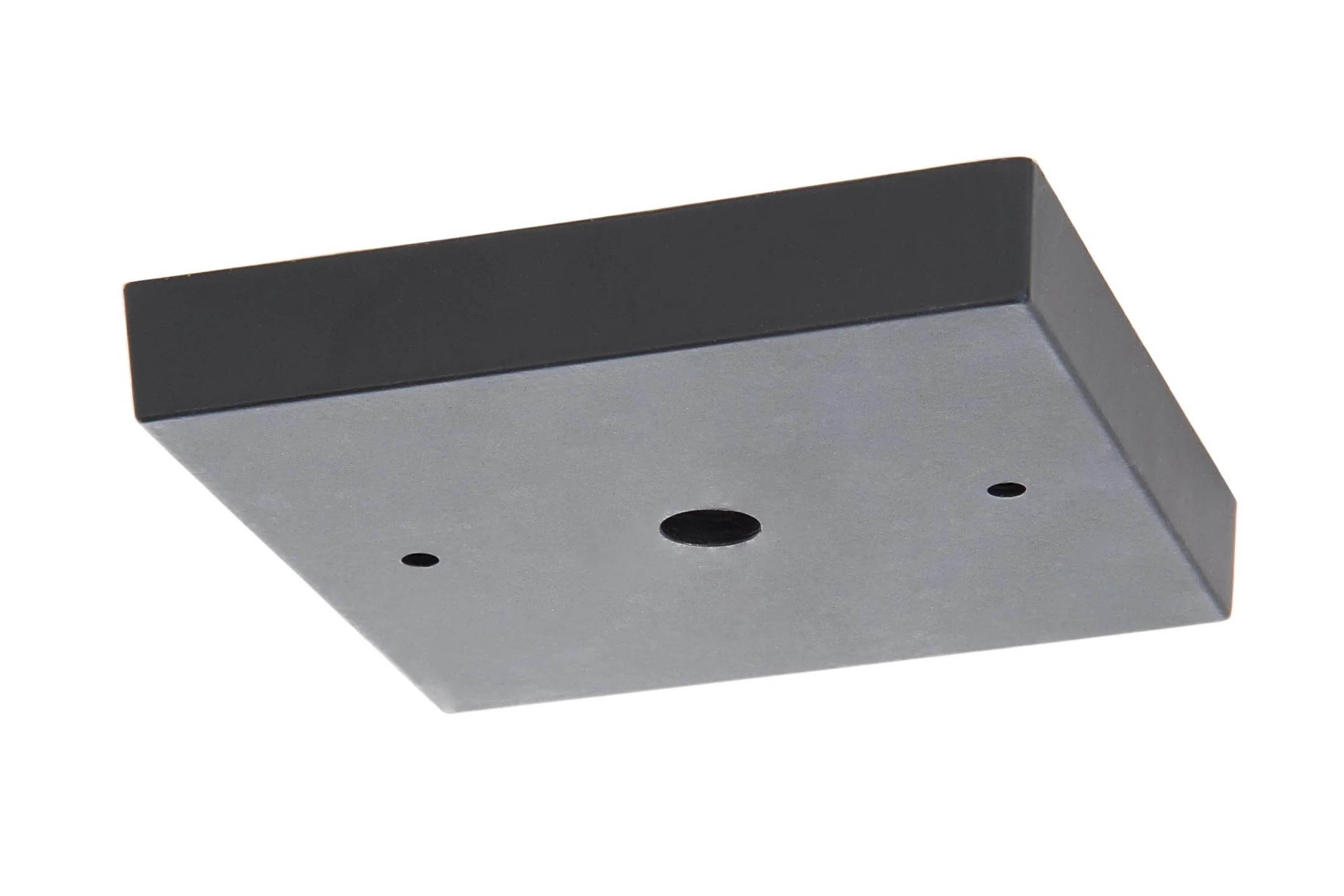 5 Inch Square Satin Black Finish Cast Iron Canopy (11765BK)