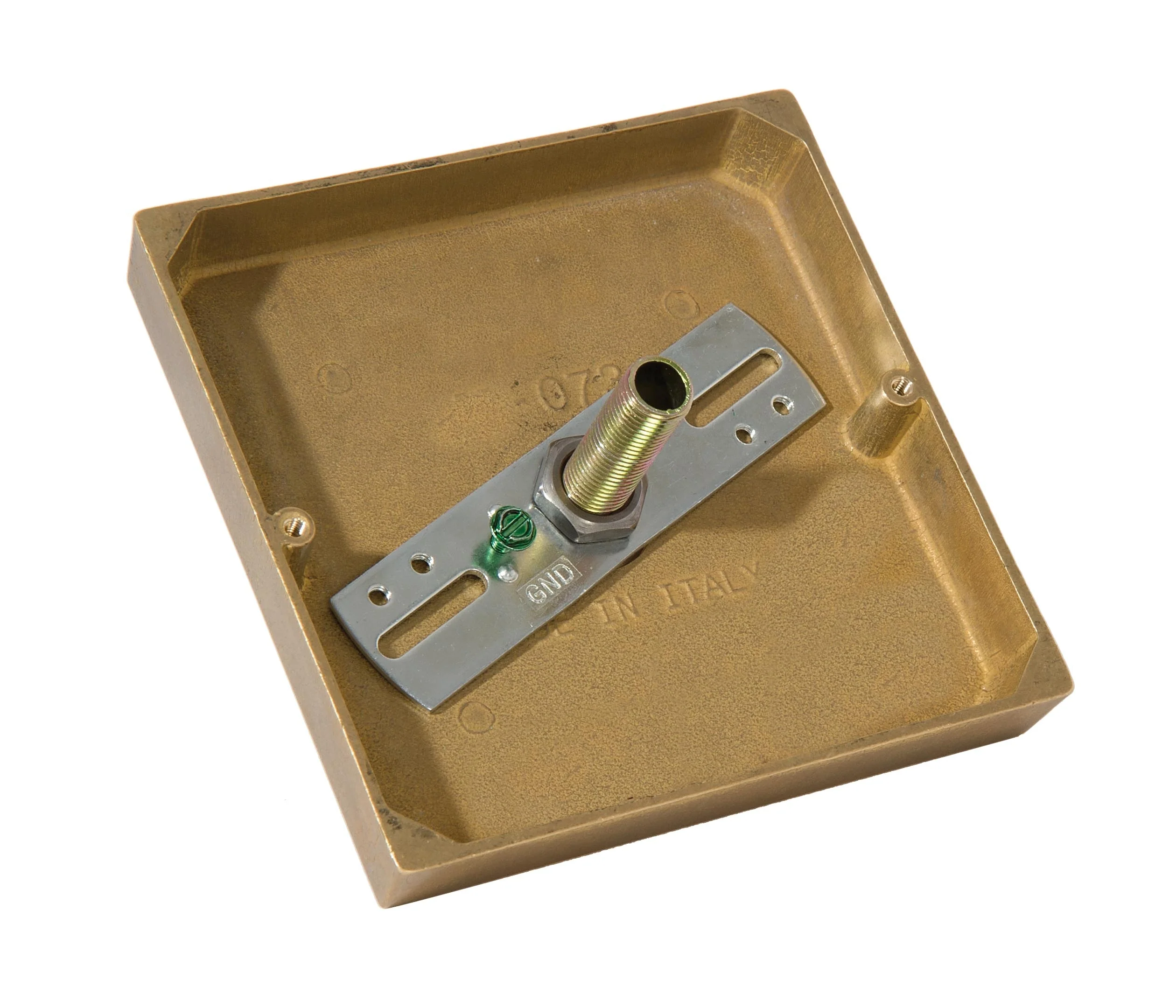 5 Inch Top Quality Die Cast Brass Canopy With Screw Collar Loop & Ceiling Hardware, Unfinished (11768U) - Image 2