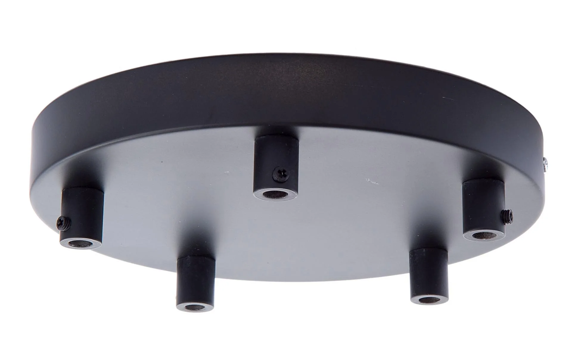 5-Port Lighting Fixture Canopy Kit with Flat Black Finish (11721BK)