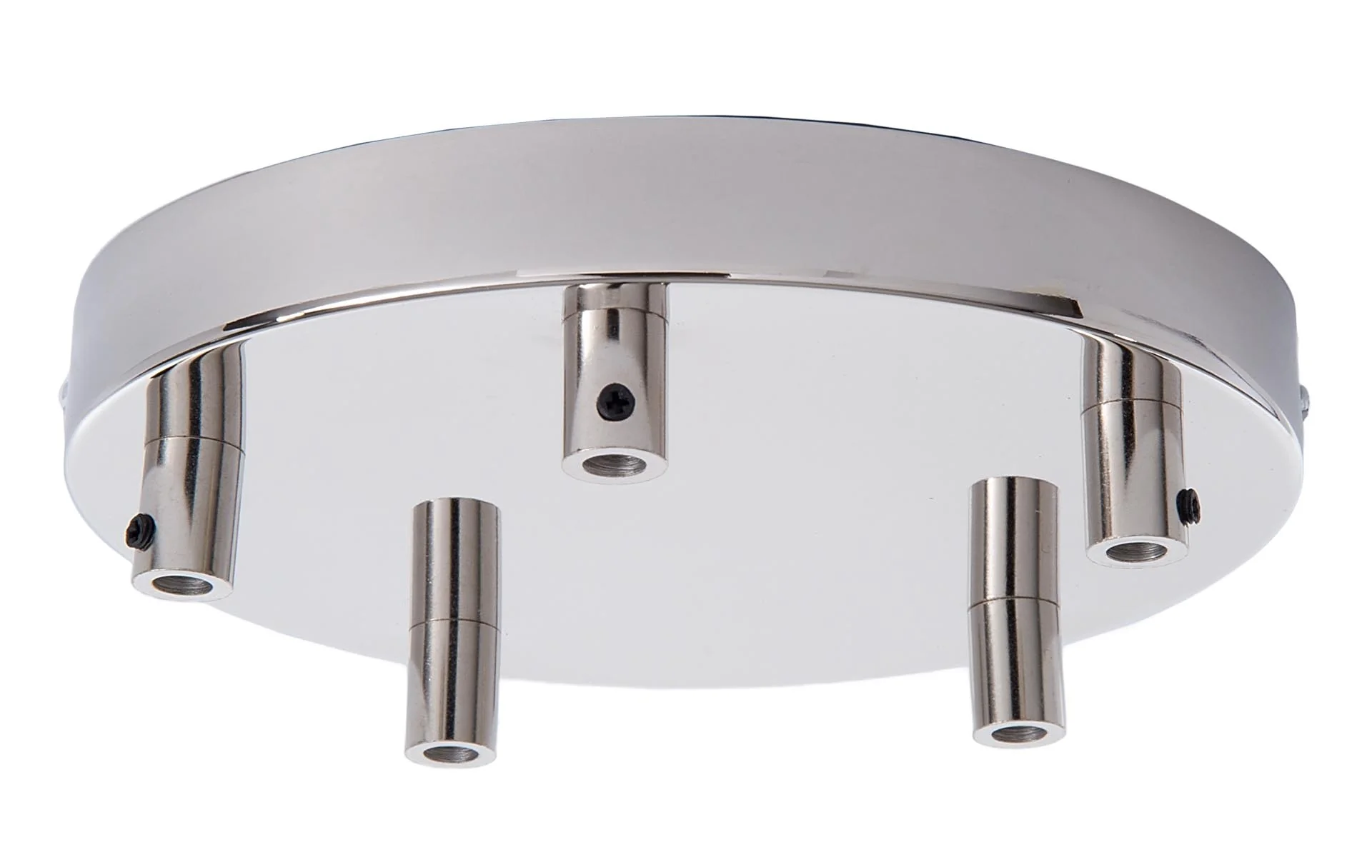 5-Port Lighting Fixture Canopy Kit with Nickel Plated Finish (11721N)