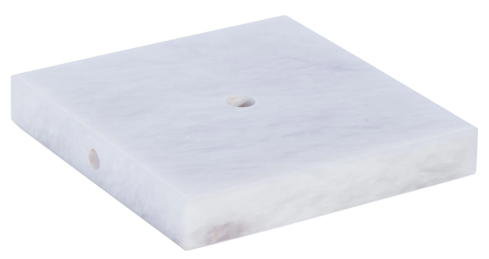 Square Marble Lamp Base, 6" Square (14312)