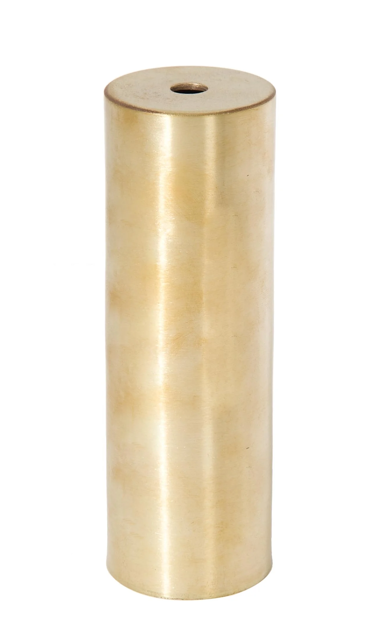 6-1/4 Inch long Unfinished Spun Brass Cylinder,1/8 IP (11659U)