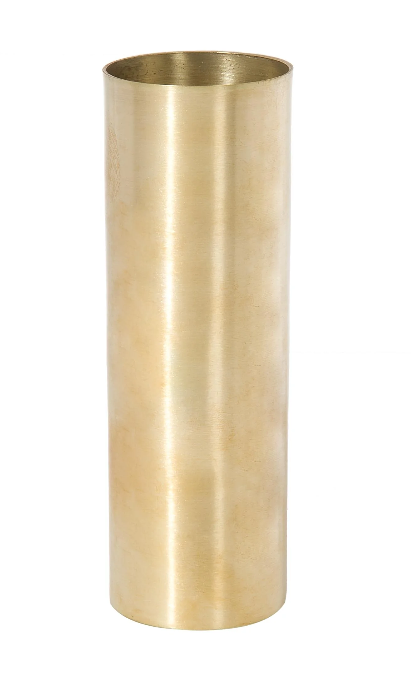 6-1/4 Inch long Unfinished Spun Brass Cylinder,1/8 IP (11659U) - Image 2