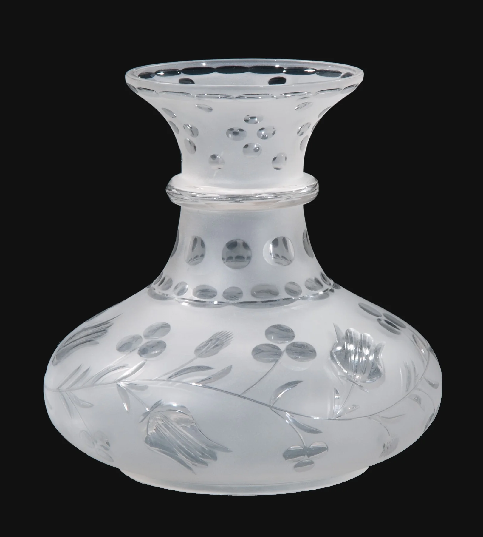 Astral or Solar Shade, Bellflower Design, 6 1/8 inch fitter (00672)
