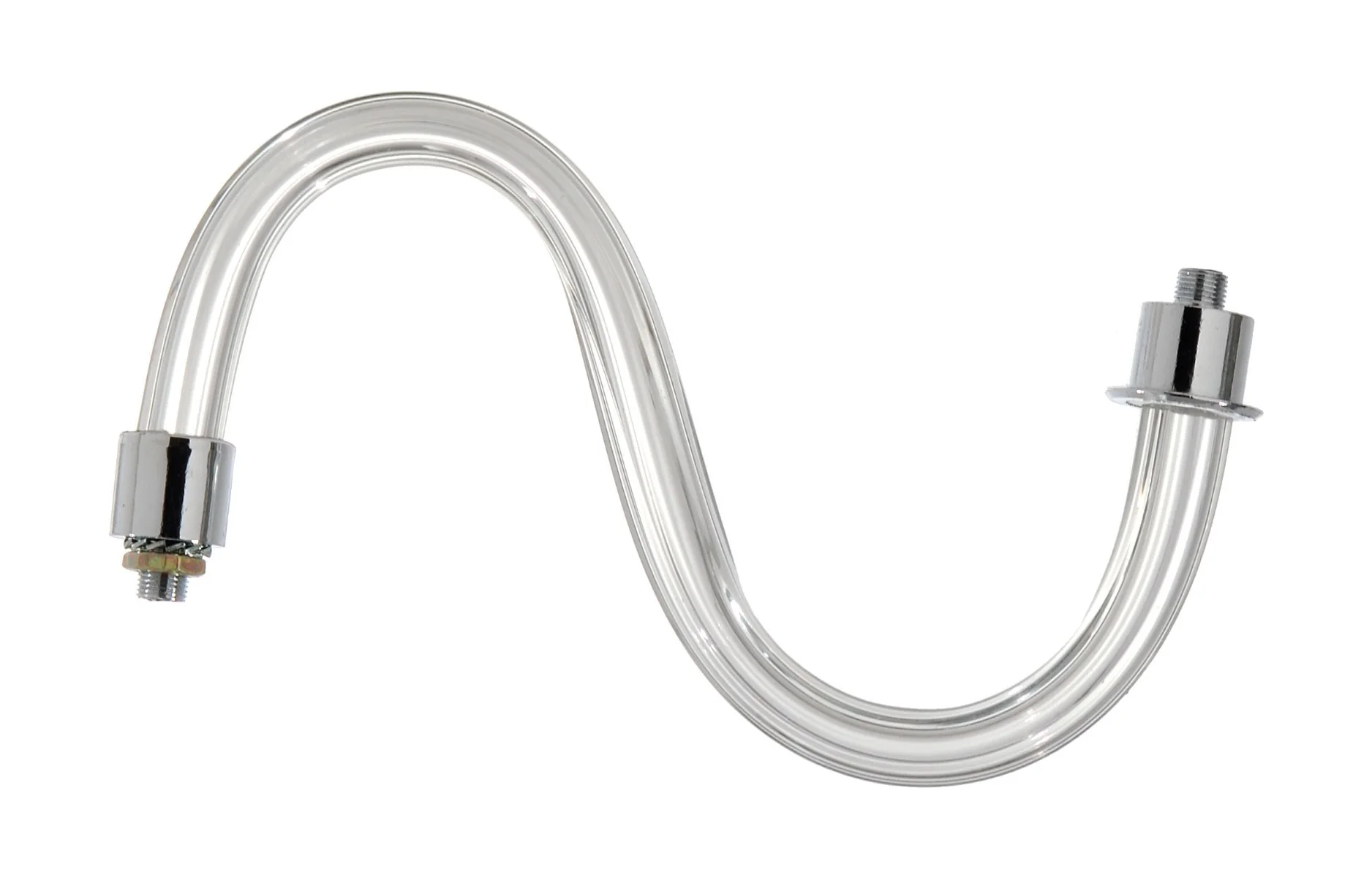 6" - 12" Fluted Glass Chandelier Arm (11907) - Image 2