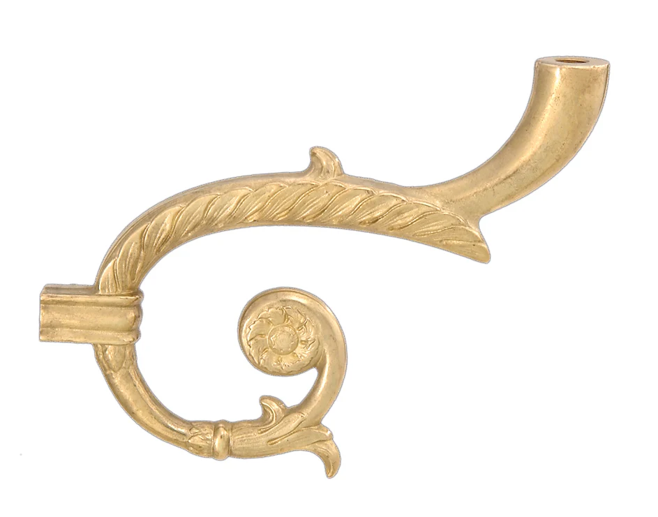 6 5/8" X 5 1/8" Brass Lamp or Fixture Arm (11950U)