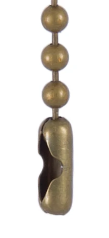 #6 Brass Chain Connector, Antique Brass Finish (48601A)