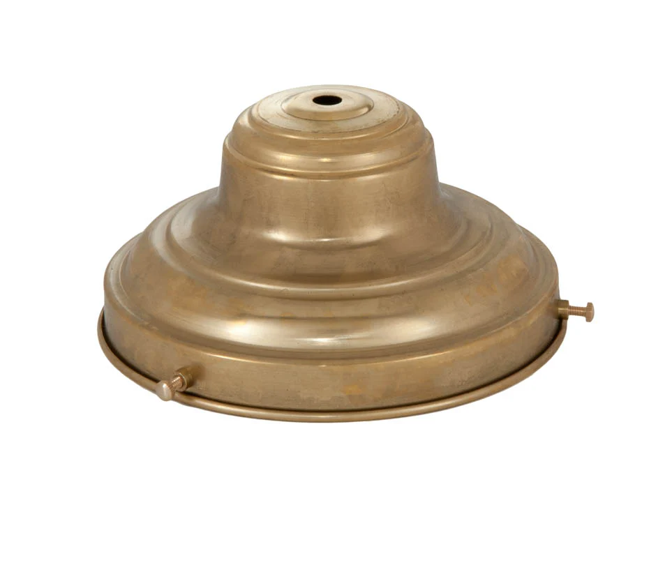 6" Fitter, Brass Shade Holder, Unfinished (10766U)