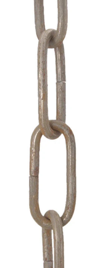 Unfinished Steel, 6 Gauge Heavy Duty Straight-Sided Chain (12991S)