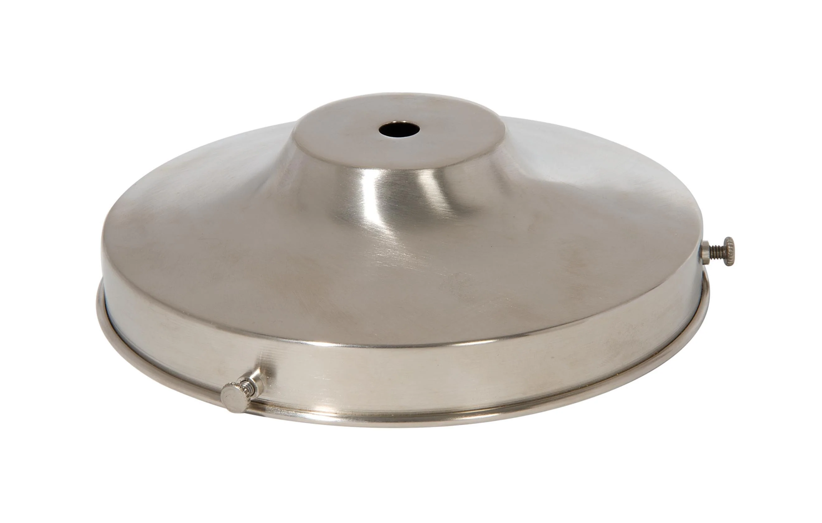 6 Inch Fitter Satin Nickel Finish Brass Shade Holder, 1/8IP (10723SN)
