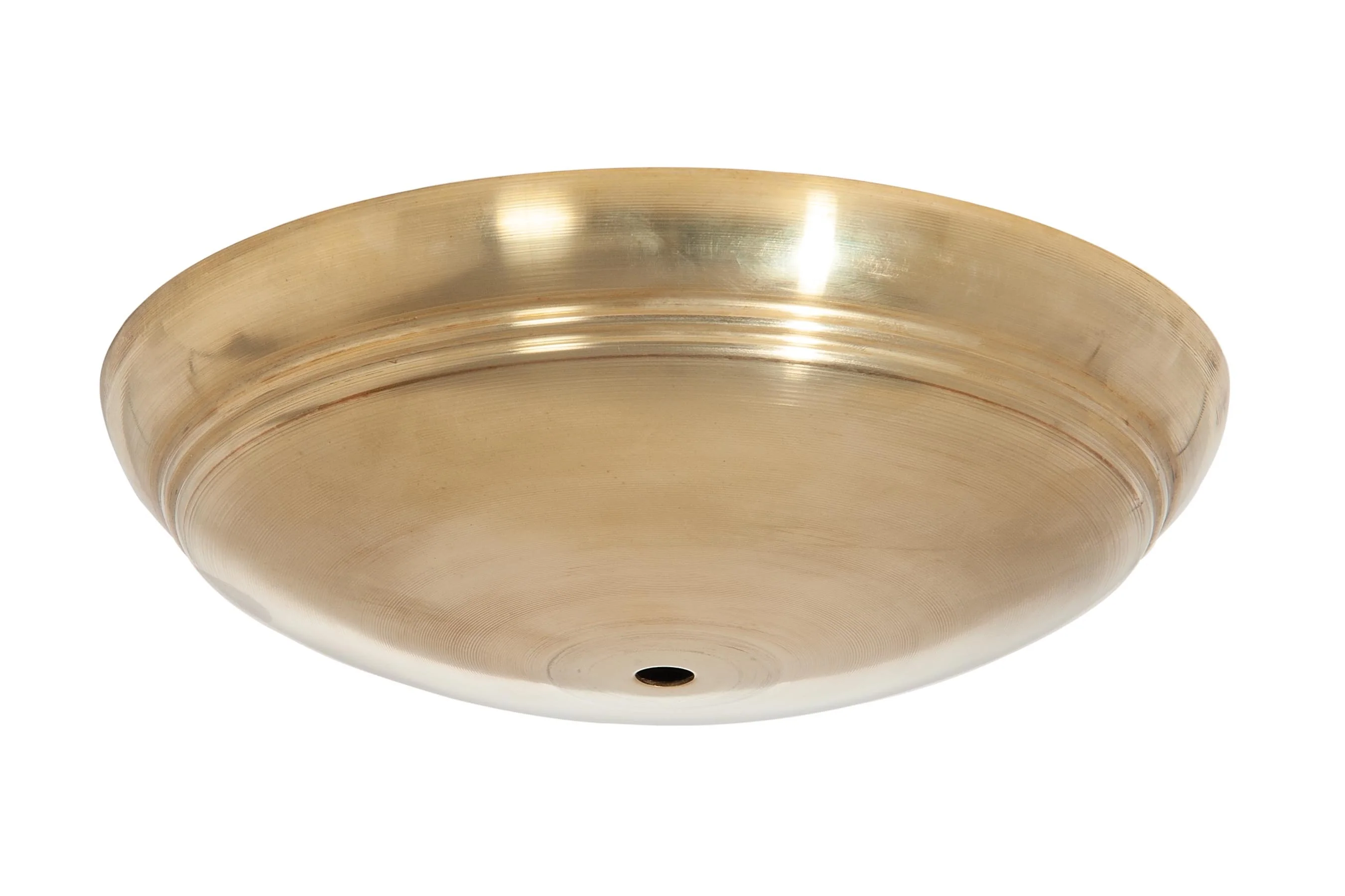 7-7/8 Inch Diameter Dome Shape Unfinished Die Cast Brass Canopy (11459U)