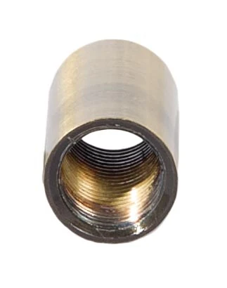 7/8 Inch Tall Antique Brass Finish Lamp Coupling, 1/8F Tap (20875A) - Image 2