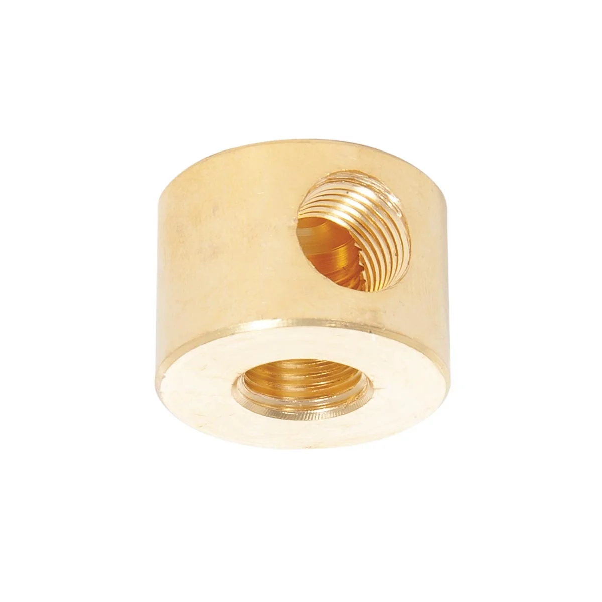 7/8 Inch Unfinished Brass Straight Disk Arm Back, 1/4F (21253U) - Image 4