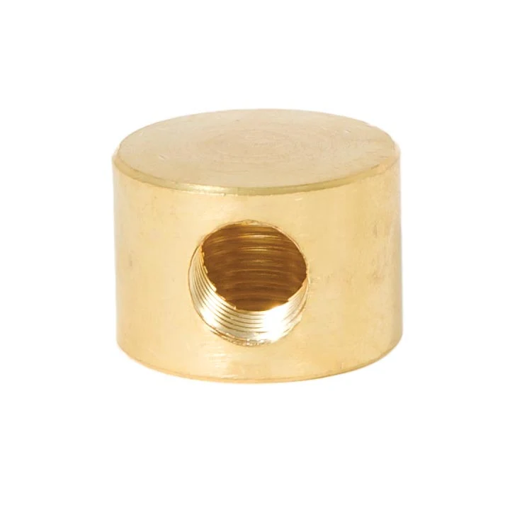7/8 Inch Unfinished Brass Straight Disk Arm Back, 1/4F (21253U) - Image 5