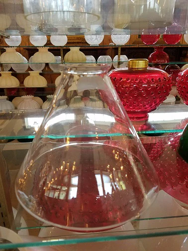 7" Clear Glass Deep Cone Shade, 2-1/4 inch lip fitter (08807C) - Image 3