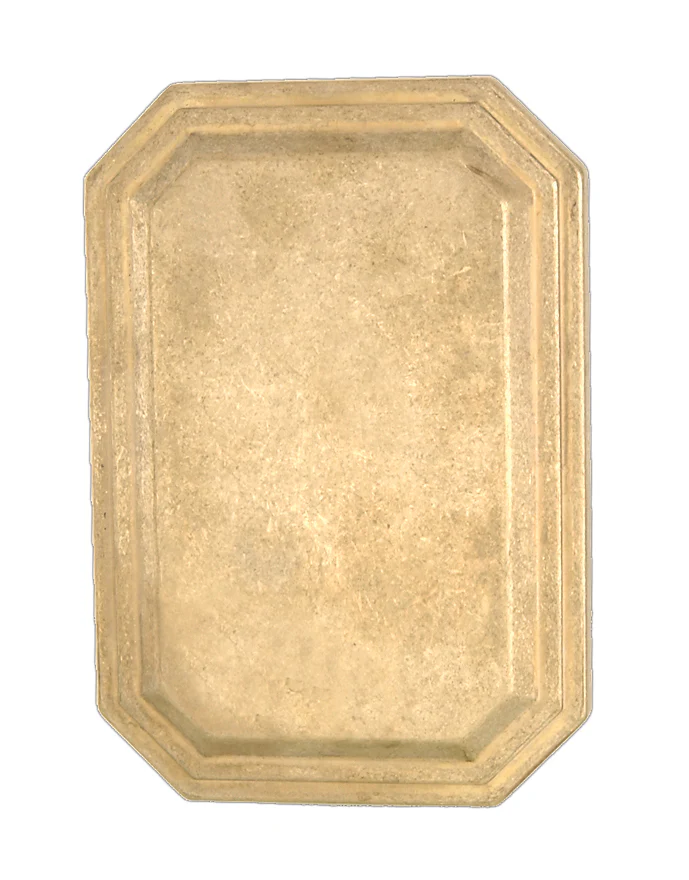 7" ht., Die Cast Brass Back Plate (11812U)