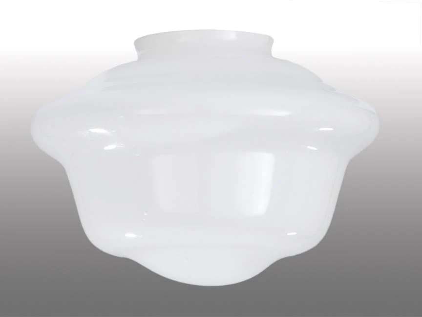 8" Diameter Schoolhouse Shade, 3-1/4" Lip Fitter (08799)
