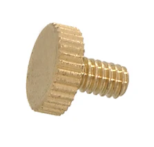 8-32 Knurled-Head Thumb Screw, 1/4" Thread Length (20903)