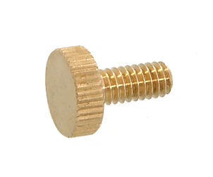 8-32 Knurled-Head Thumb Screw, 3/8" thread length (20902)