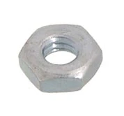 8-32F Steel Hexnut, 5/16" O.D., 3/32" Thick (20708)