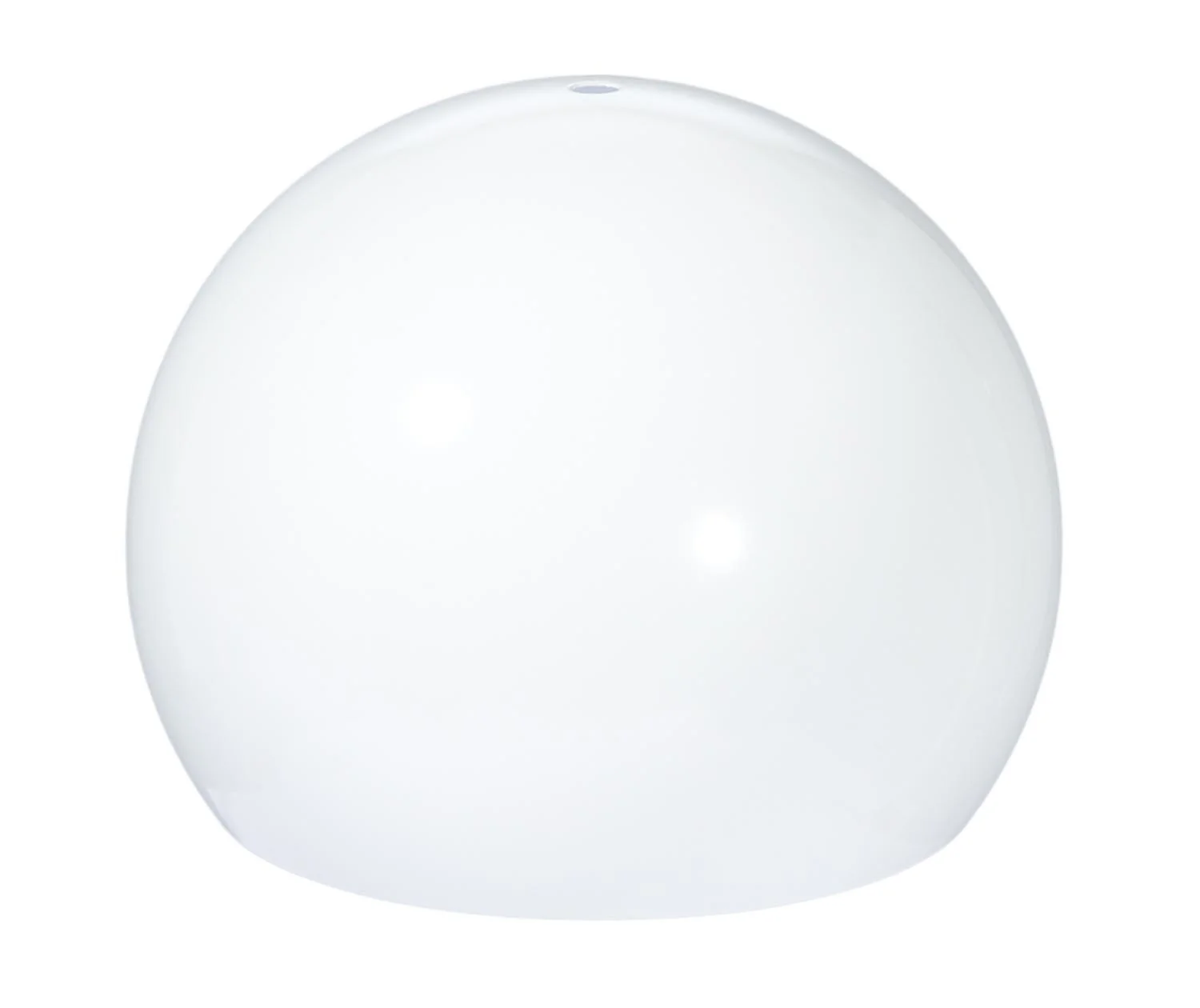 8" Dia. White Enamel Eyeball Shade, Steel (08368W) - Image 2