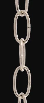 Nickel Plated Steel, 8 Gauge Oval Chain (12992N) - Image 3