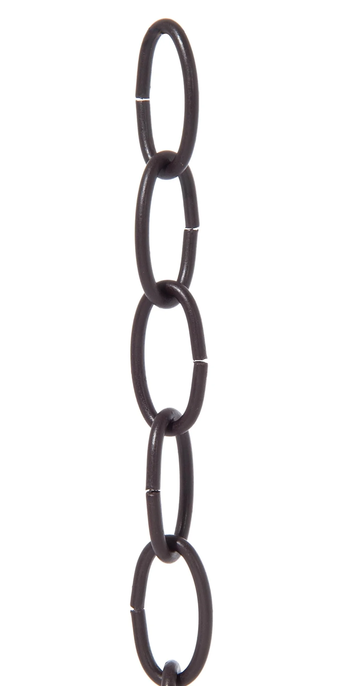 8 Gauge Steel Oval Chain, Antique Bronze Finish (12992B)
