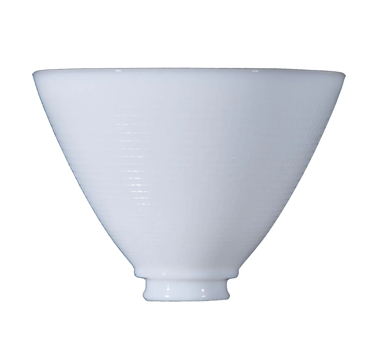 8 inch I.E.S Opal Glass Reflector Shade, 2-1/4 inch fitter (08391)