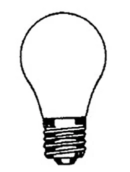 40 Watt A-15, Fanlight or Appliance Bulb (47030) - Image 3