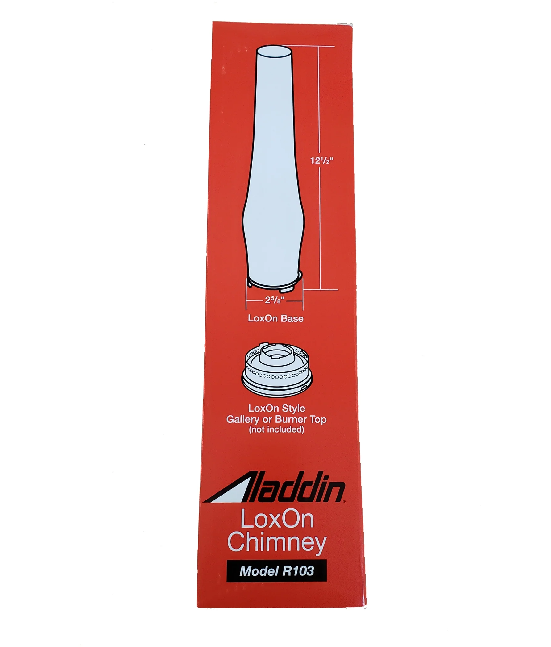 Aladdin Brand Lox-On Chimney, 2-5/8" Fitter, 12-3/4" Tall (57950) - Image 4